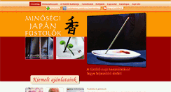 Desktop Screenshot of japanfustolo.hu